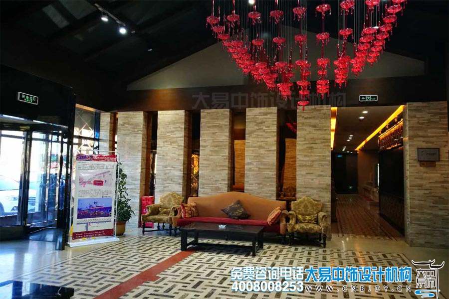 大廳反向現代中式風格設計