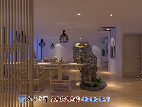 北京五棵松瑜伽館中式設計裝修效果圖