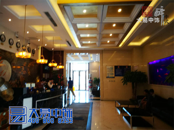 中式酒店裝修竣工現場 國際大酒店中式設計